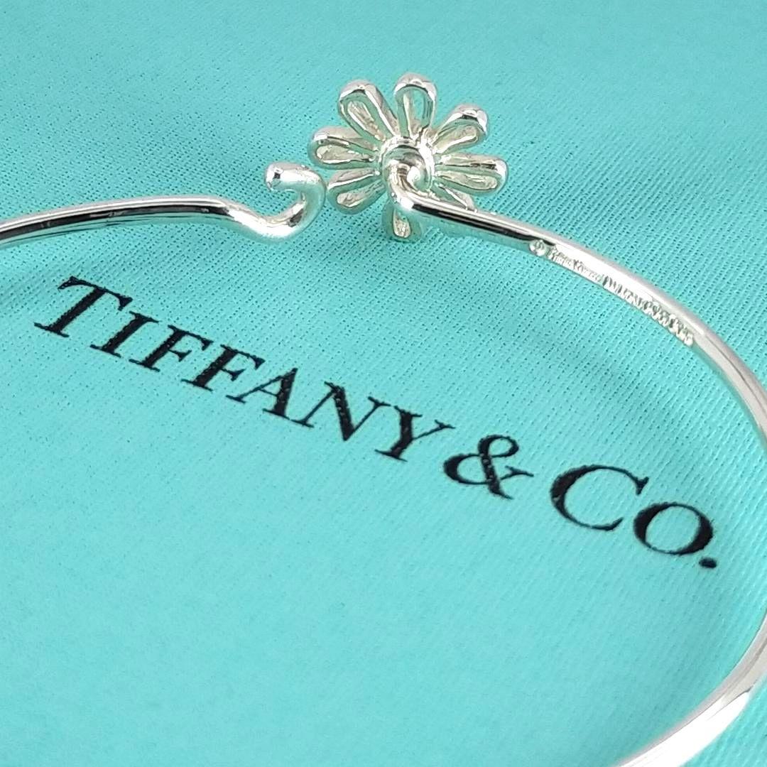 ★在庫一掃★【ティファニー】デイジー　フラワー　バングル　1098