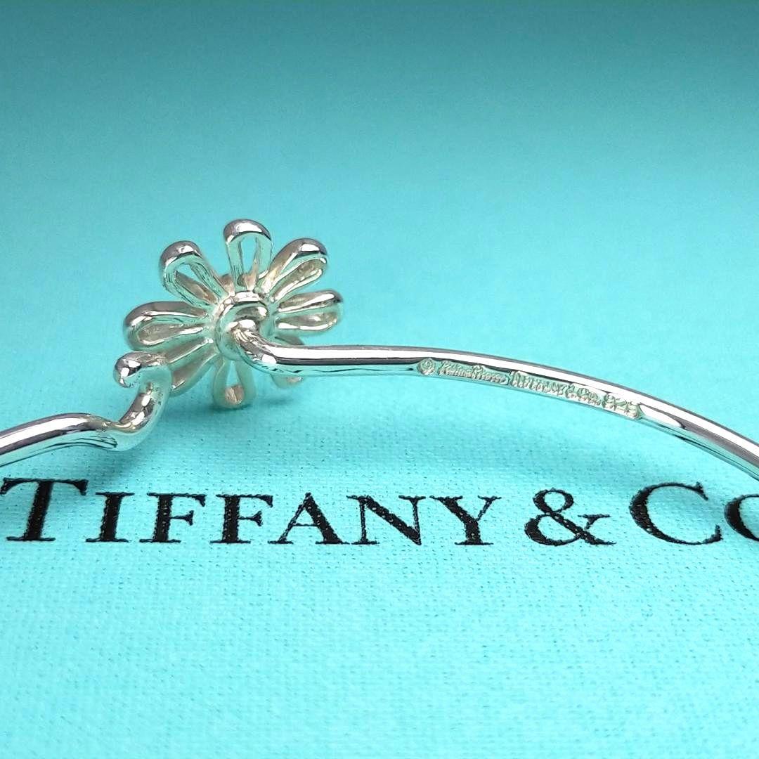 ★在庫一掃★【ティファニー】デイジー　フラワー　バングル　1098