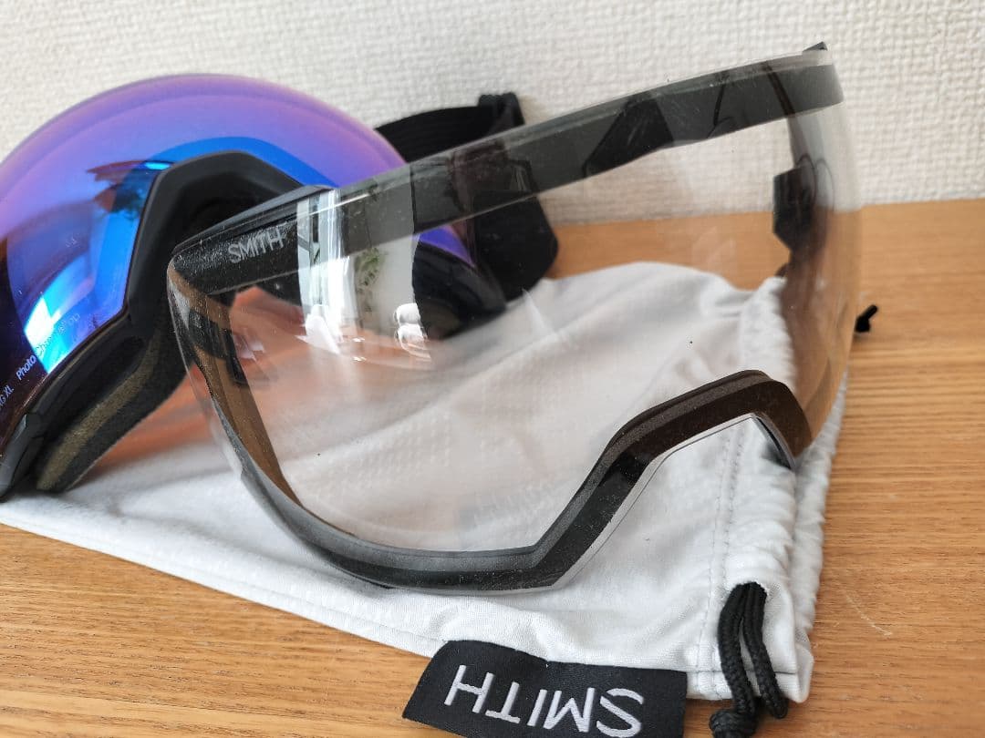 美品 SMITH I/O MAG XL ゴーグル Black アジアン