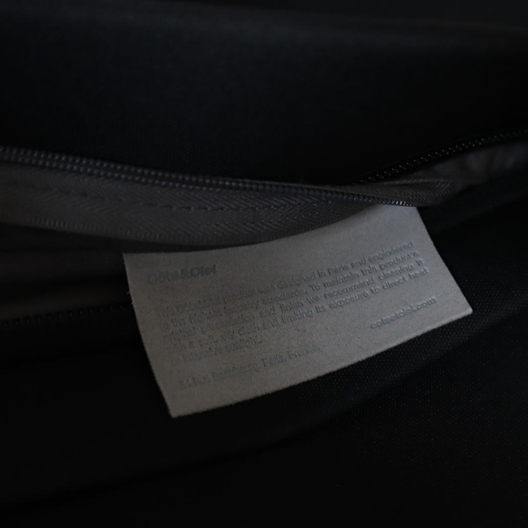 côte&ciel コートエシエル ISAR ブラック リュック