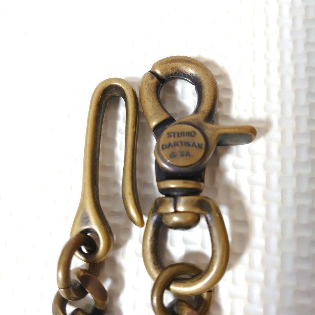 STUDIO D'ARTISAN ウォレットチェーン 7274B ゴールド