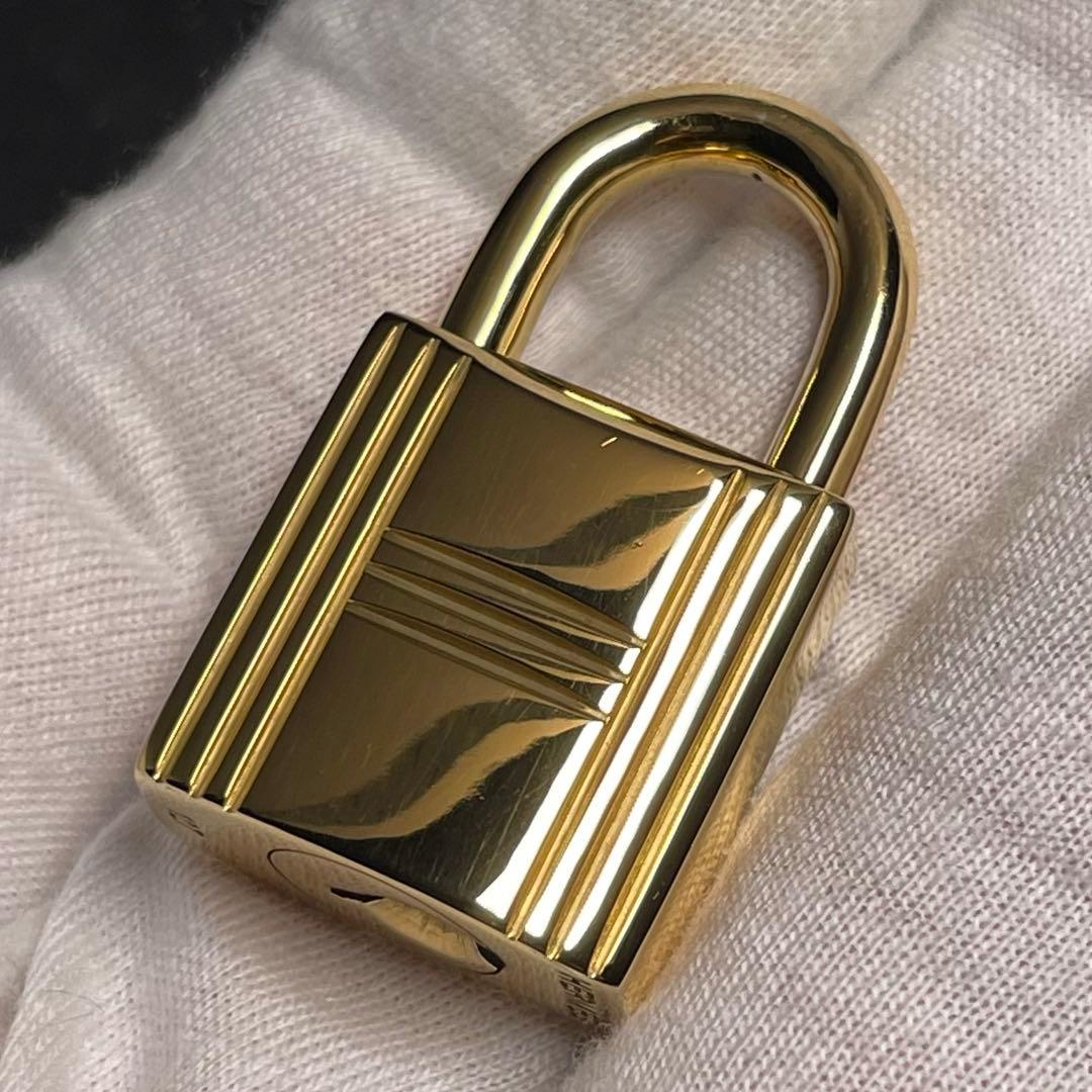 【美品】エルメス K24ゴールドメッキ パドロック カデナ リペア品 127番