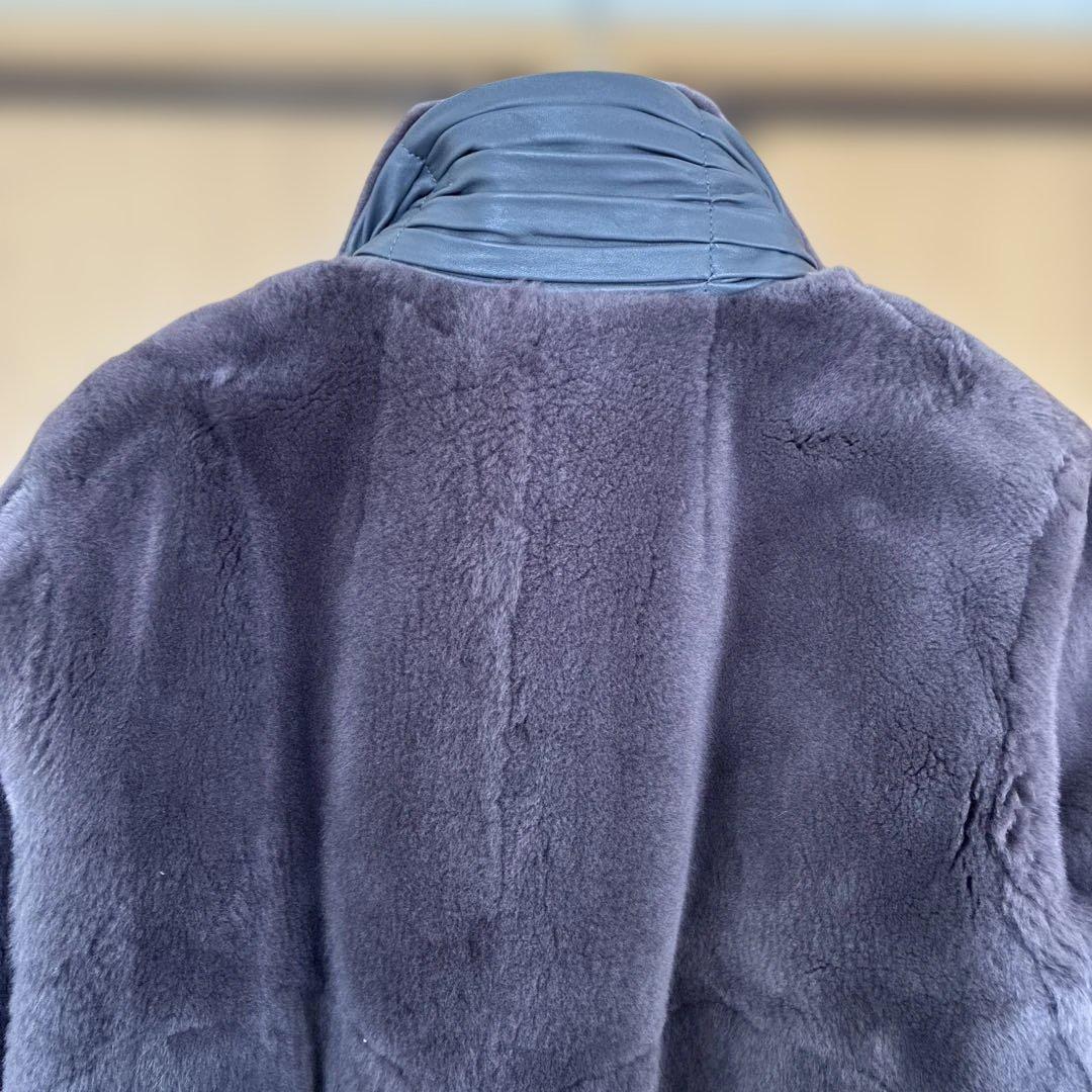 高品質パリエンヌキュイール.ダスコ毛皮ヌートリア9号ダークグレー(濃いグレー)