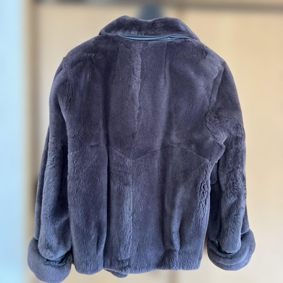 高品質パリエンヌキュイール.ダスコ毛皮ヌートリア9号ダークグレー(濃いグレー)