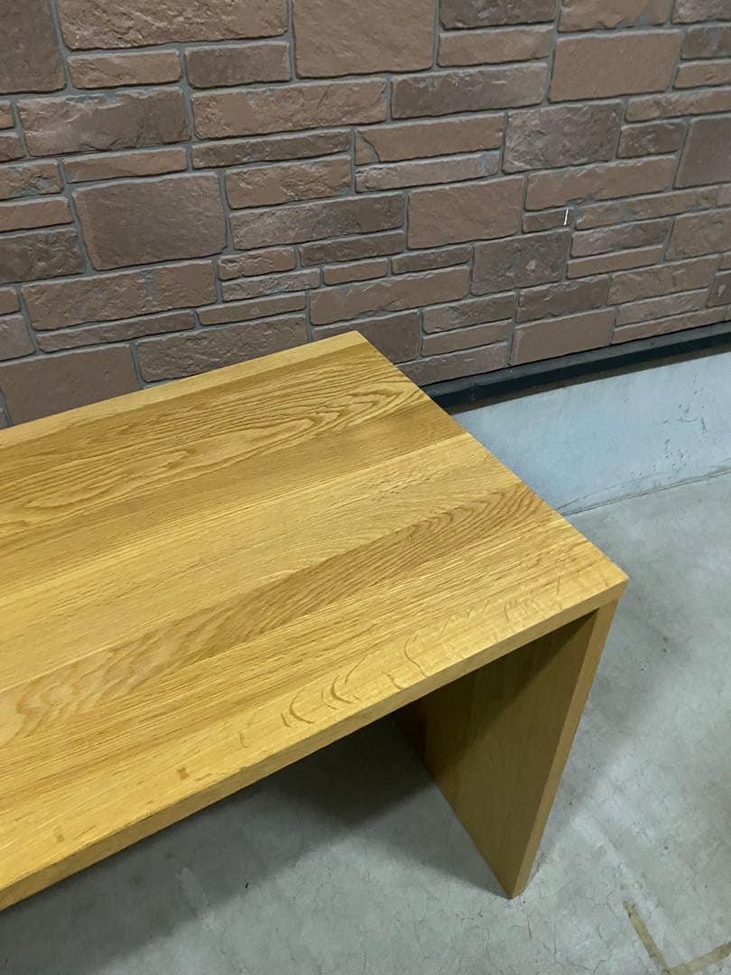 【さくら】無印良品 無垢材　デスク オーク材 W110cm