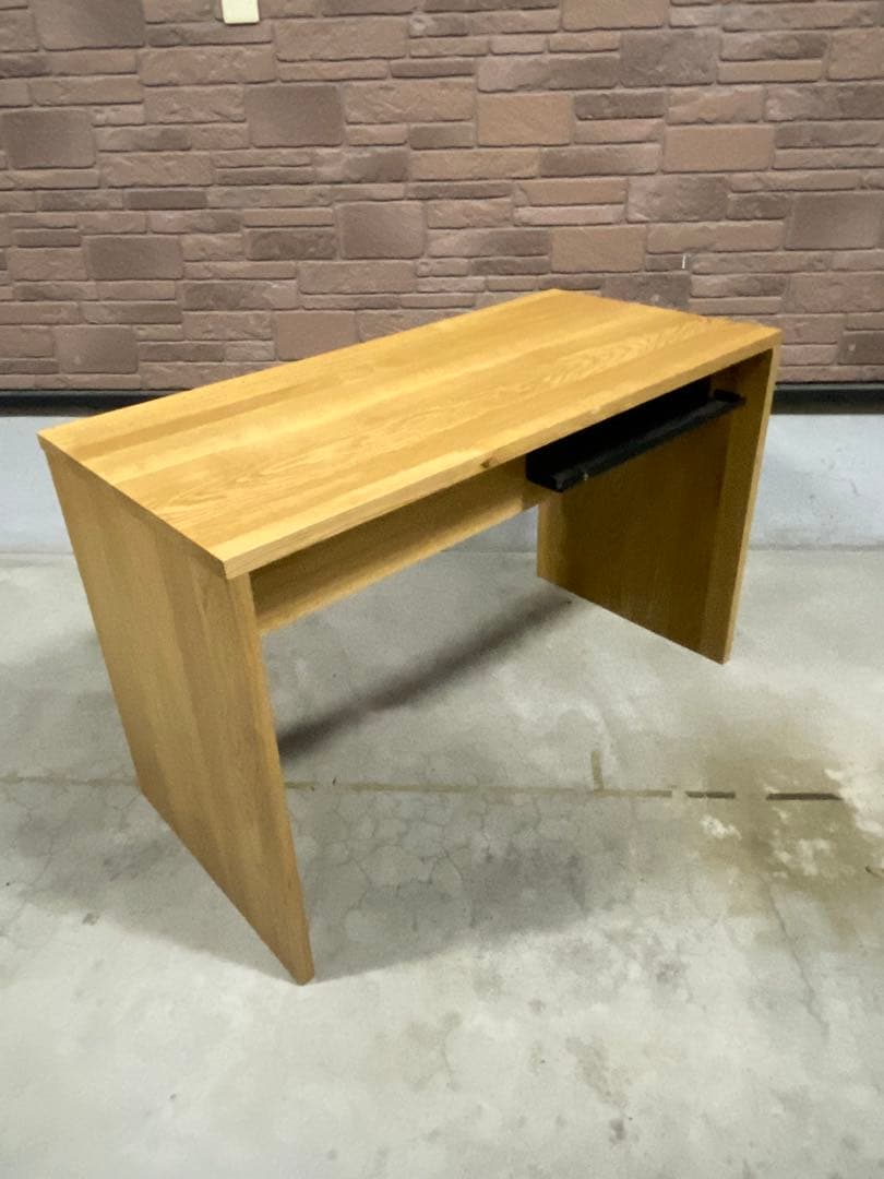 【さくら】無印良品 無垢材　デスク オーク材 W110cm