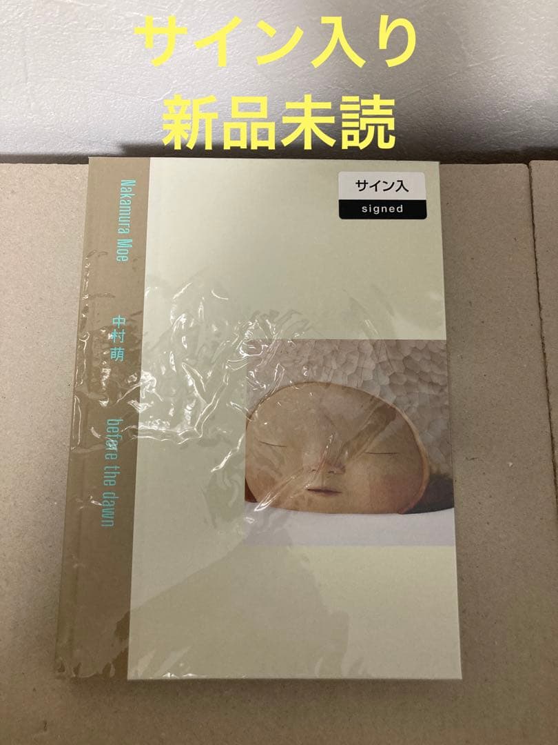 新品未読 サイン入 中村萌 before the dawn 作品集 限定品
