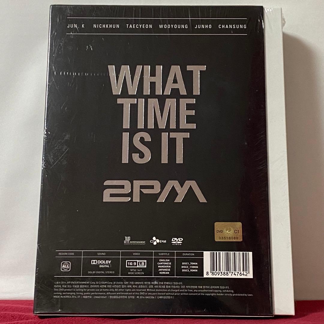 ⑪ What Time Is It: 2PM Live Tour DVD 新品