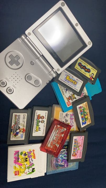 ゲームボーイアドバンスsp シルバー 充電器付き