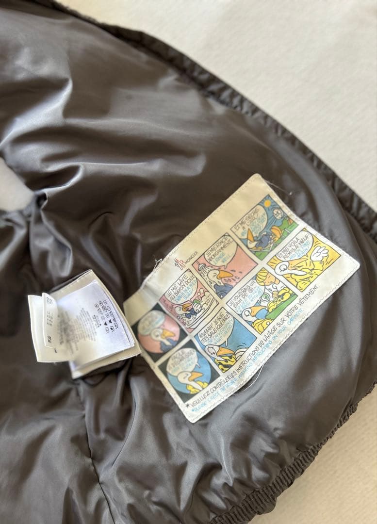 【モンクレール】ダウンベスト ダークグレー　サイズ0