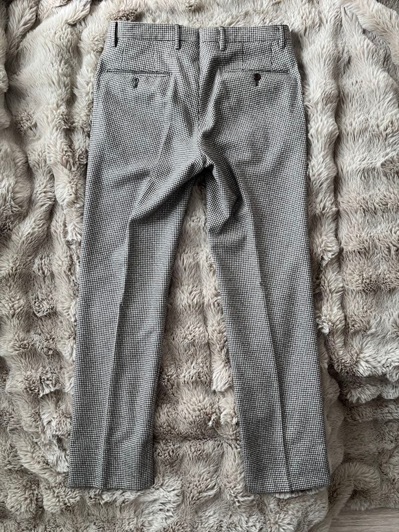 INCOTEX SLOWEAR チェック柄 スラックス サイズ46