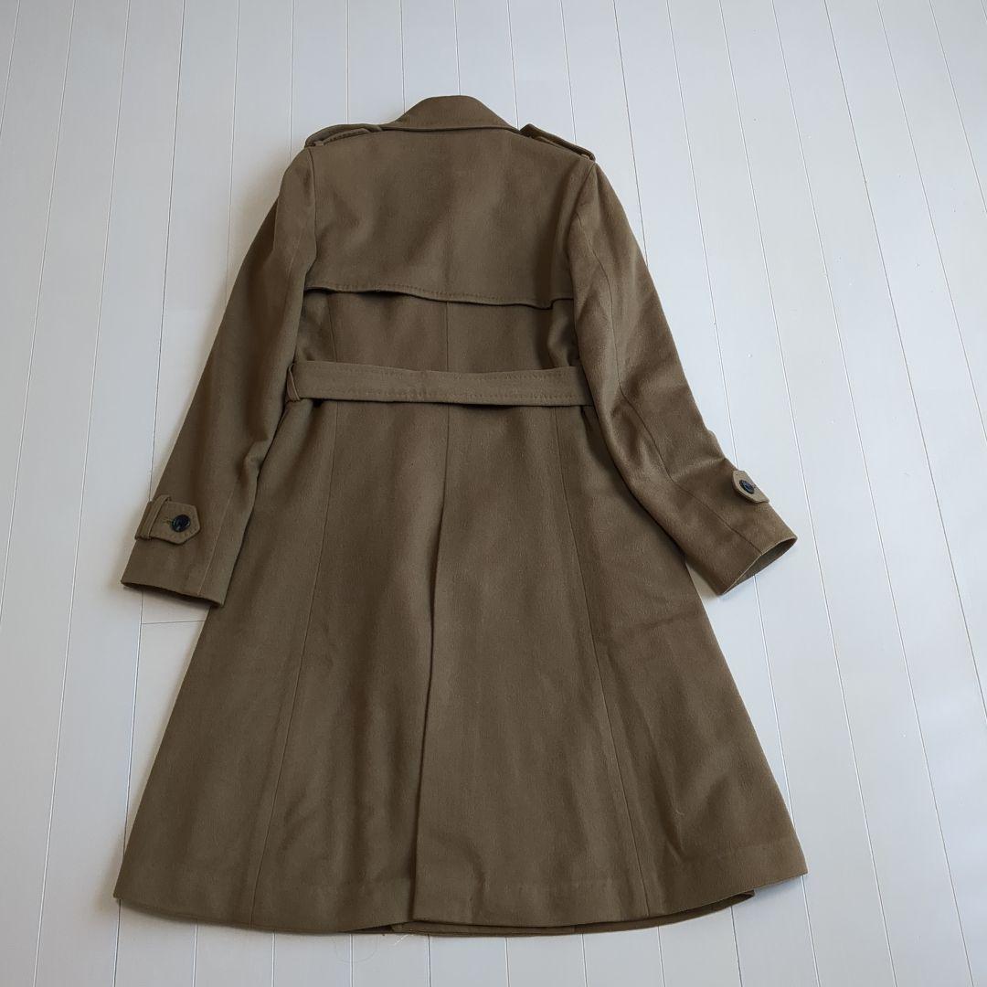 美品　トゥモローランド ロングコート カシミヤ100% ベルト ベージュ M