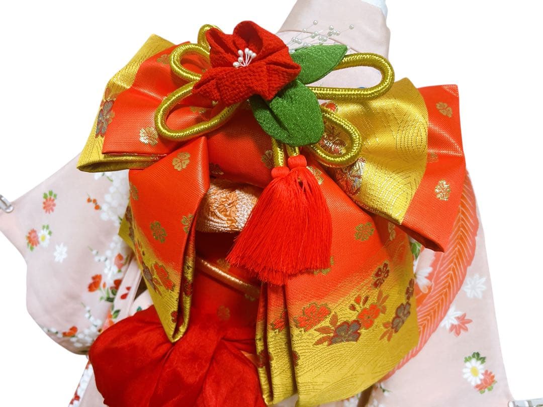 豪華友禅♡七五三　7歳　女の子　フルセット　正絹　ピンク