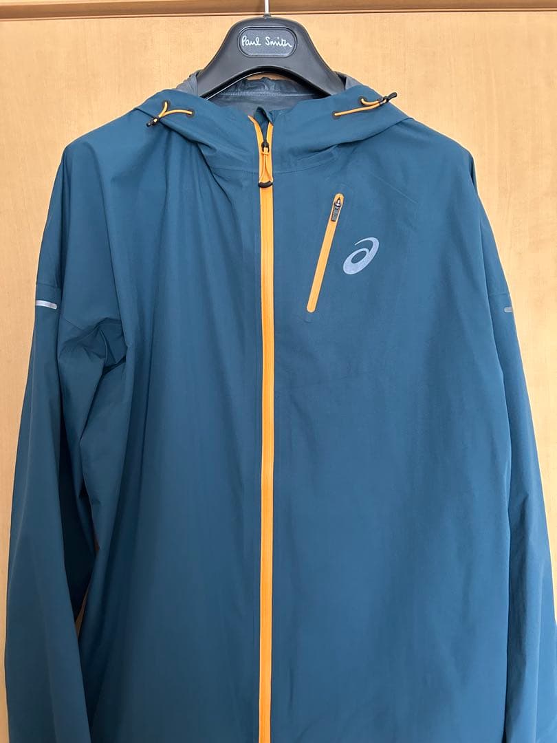 アシックス FUJITRAIL防水透湿ジャケット メンズ Mサイズ