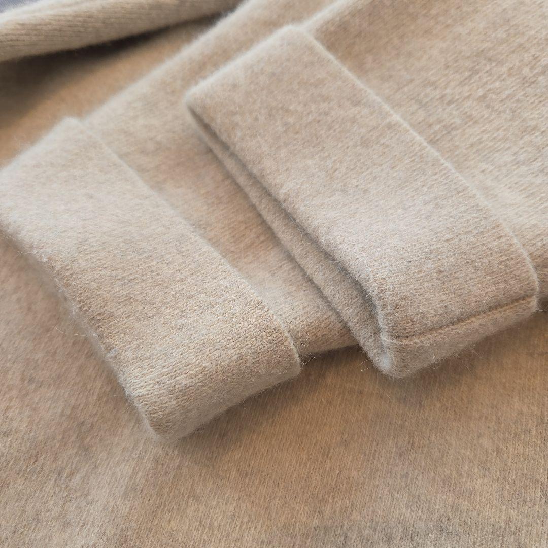 1度のみ着用【BEARDSLEY】 ビアズリー　洗えるニットコート