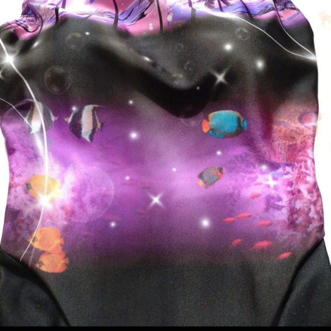 XL 新品 MIZUNO StrokeONE カップ付 練習水着 撥水