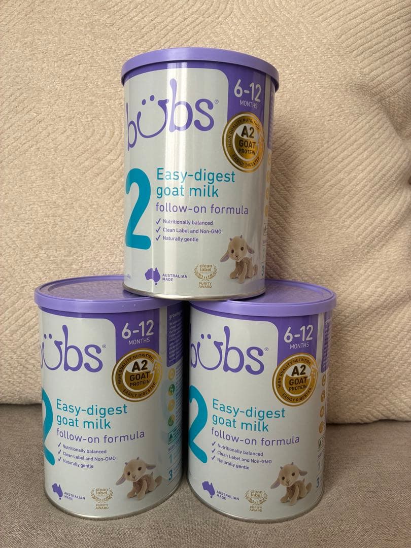 bubsバブズ　Step2 ヤギミルク　3缶セット