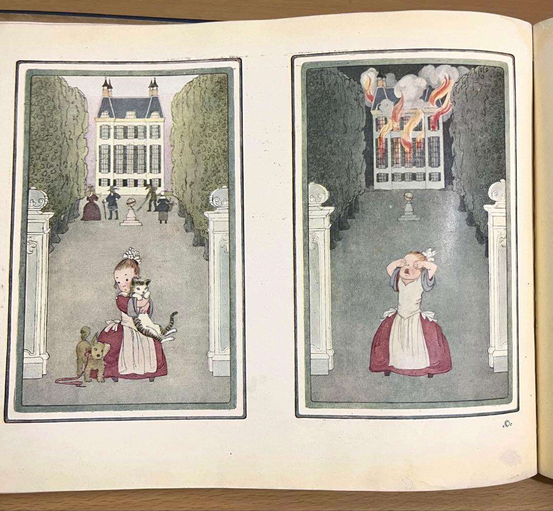 No.317 希少 洋書 古書 ル•メール 絵本 アンティーク オランダ童謡