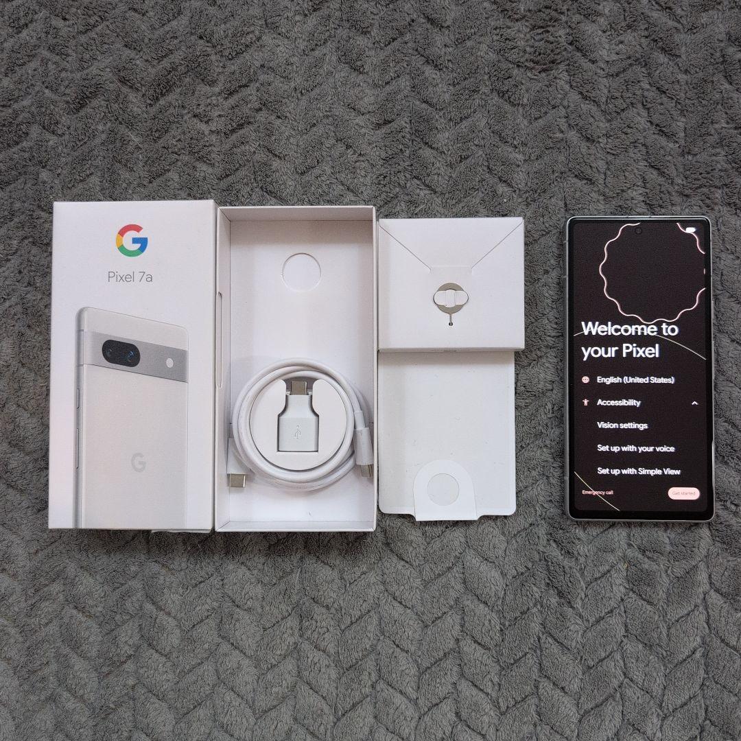 期間限定値下げ✨[バッテリー交換済み]　Google Pixel 7a ホワイト