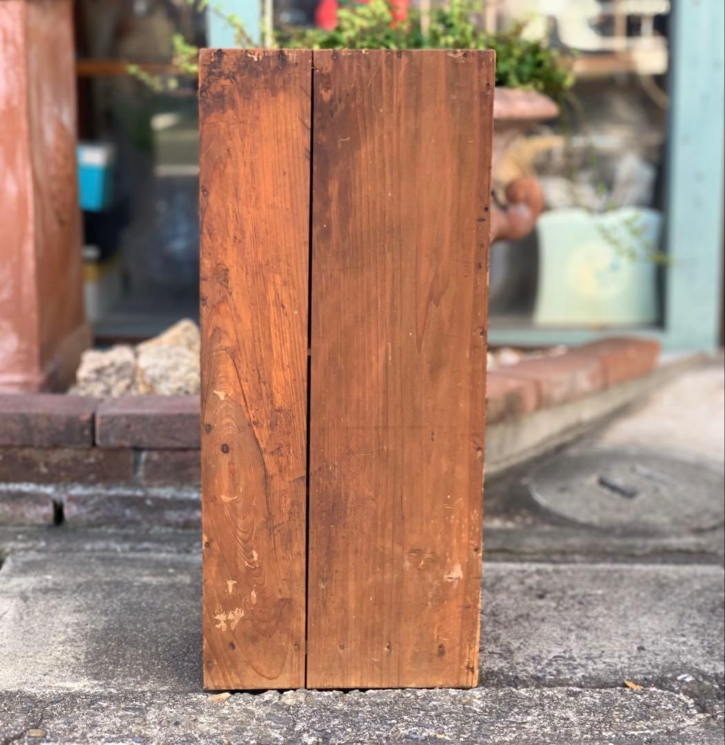 【レトロ】 収納棚 木製 木製箱 インテリア 昭和レトロ 花台 ボックス