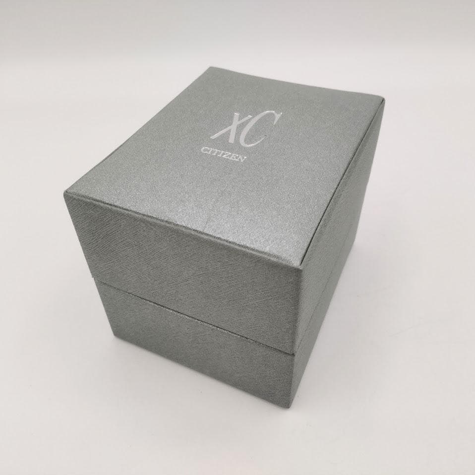 シチズン クロスシー ソーラー電波時計 レディース アナログ デイト コンビ