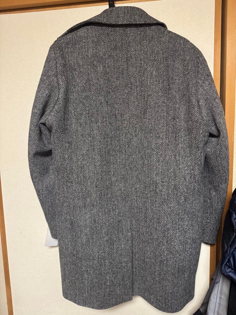 未使用　ハリスツイード コート harris tweed