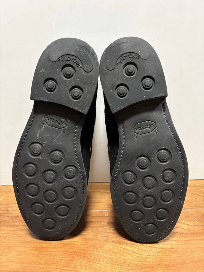 Berwick 黒 スエード タッセルローファー UK6