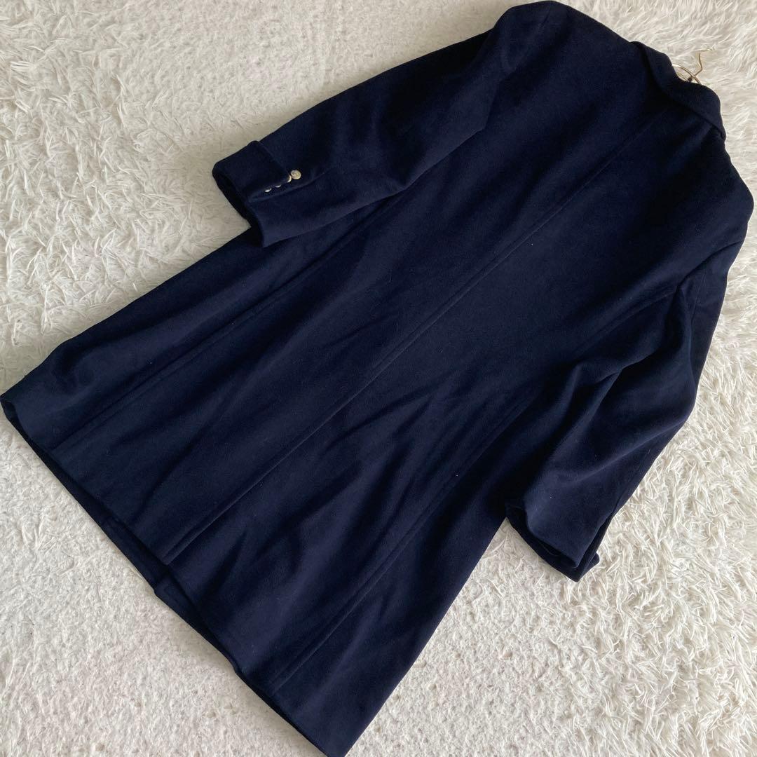 Paul Smith チェスターコート ネイビー M カシミア混