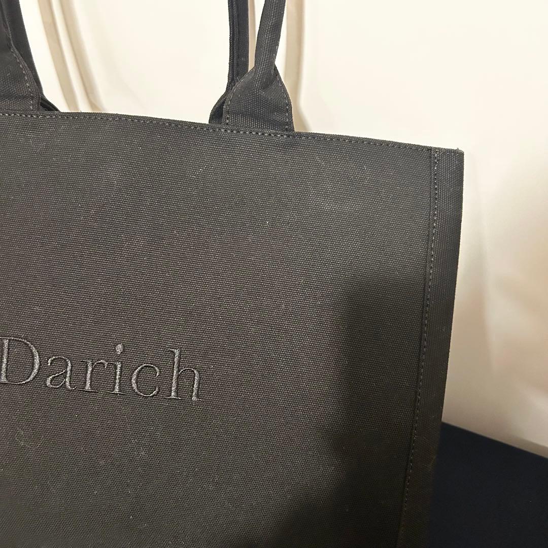 darich ロゴトートバッグ ブラック