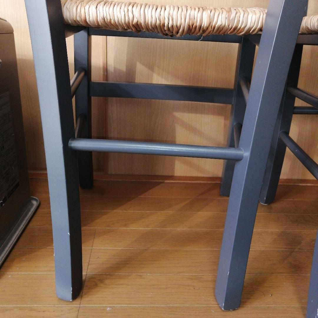 IDEA VENEZIA-C WAL SEAGRASSダイニングチェア2脚グレー