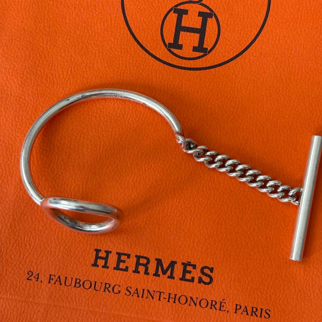 [正規品] HERMES 【Croiette】 シルバー925 ブレスレット