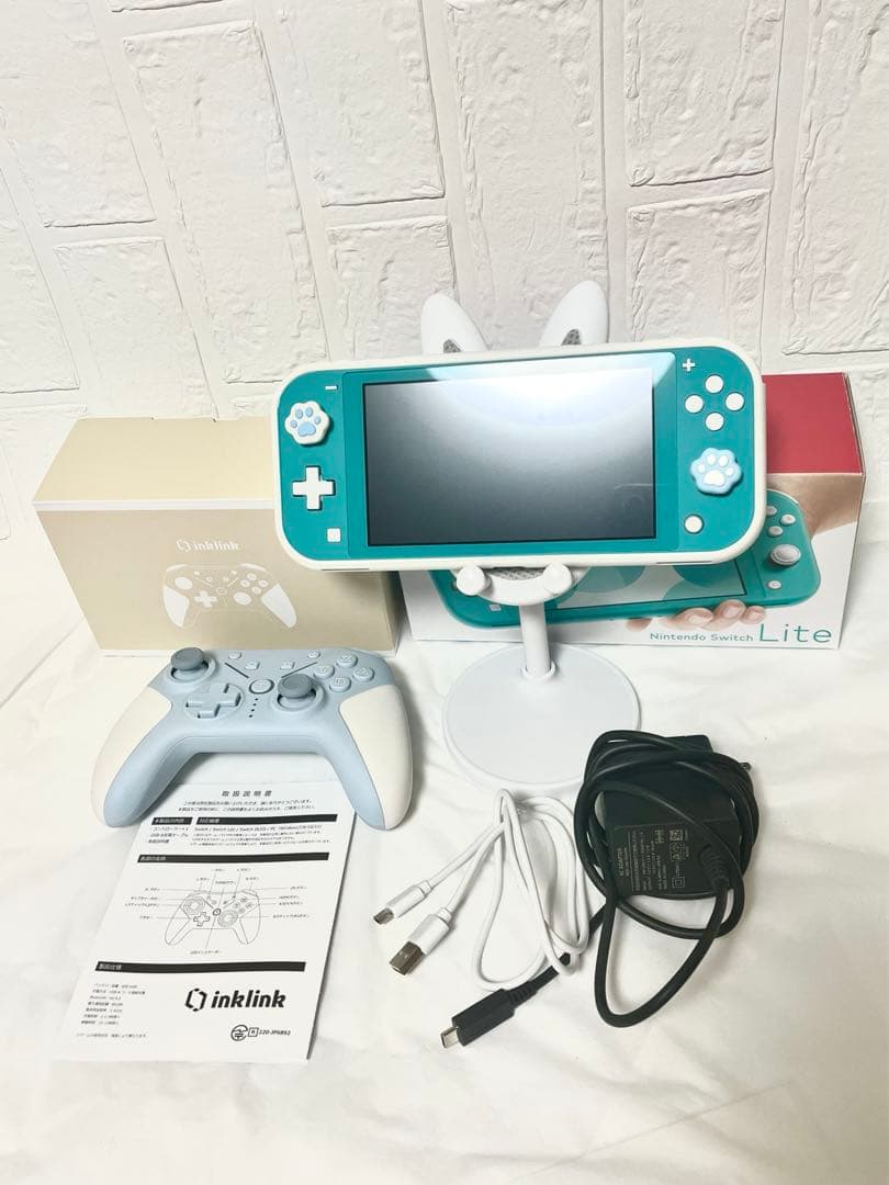 【美品】Nintendo Switch ライト ターコイズ コントローラー付き