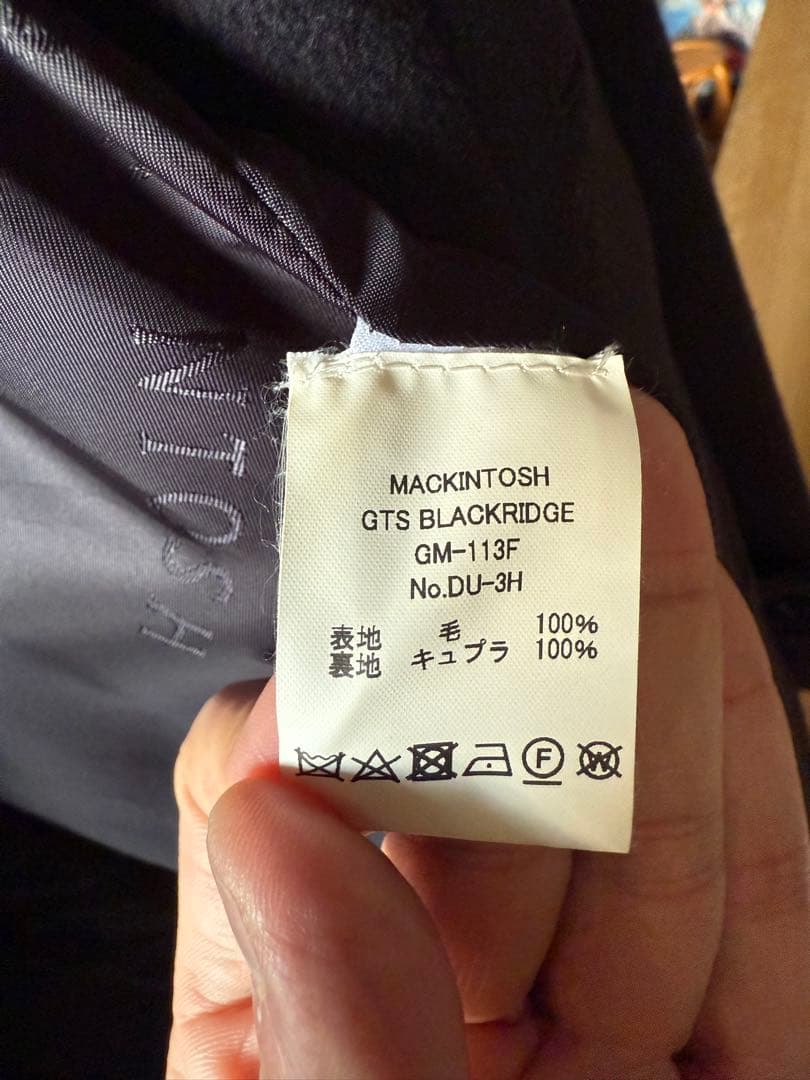 Mackintosh コート 38 ネイビー