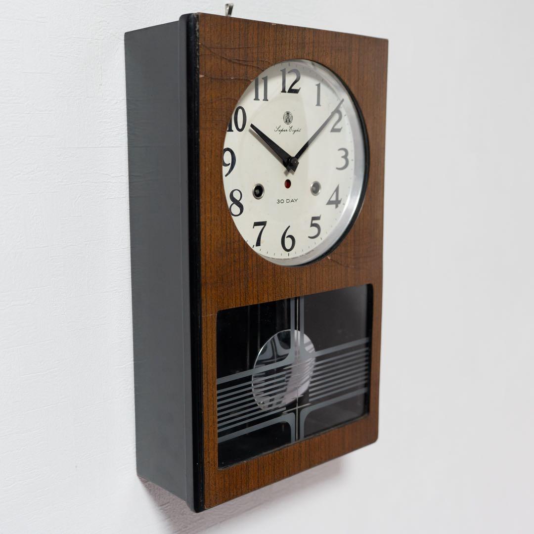 愛知時計　振り子時計　昭和レトロ　オーバーホール済　動作品