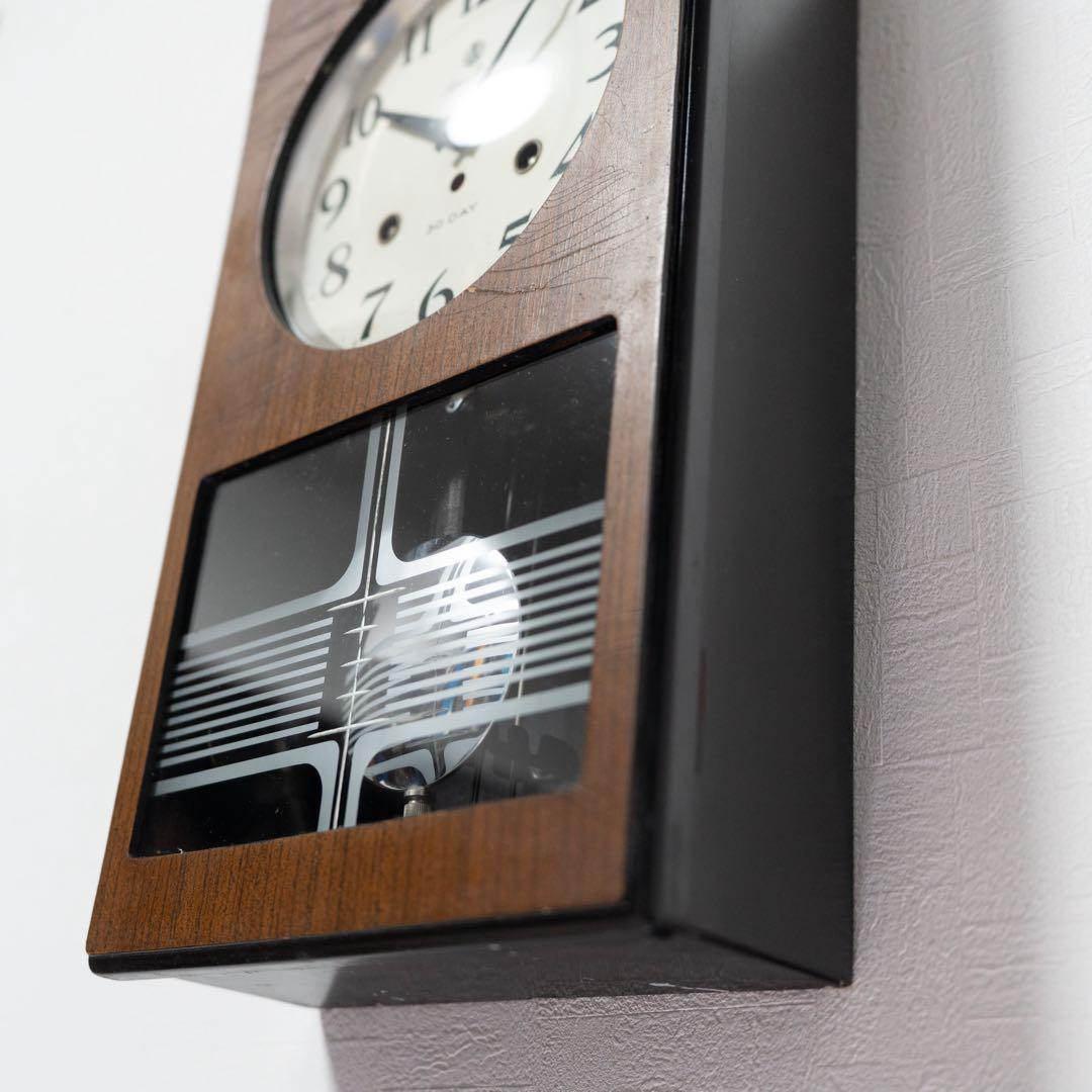 愛知時計　振り子時計　昭和レトロ　オーバーホール済　動作品