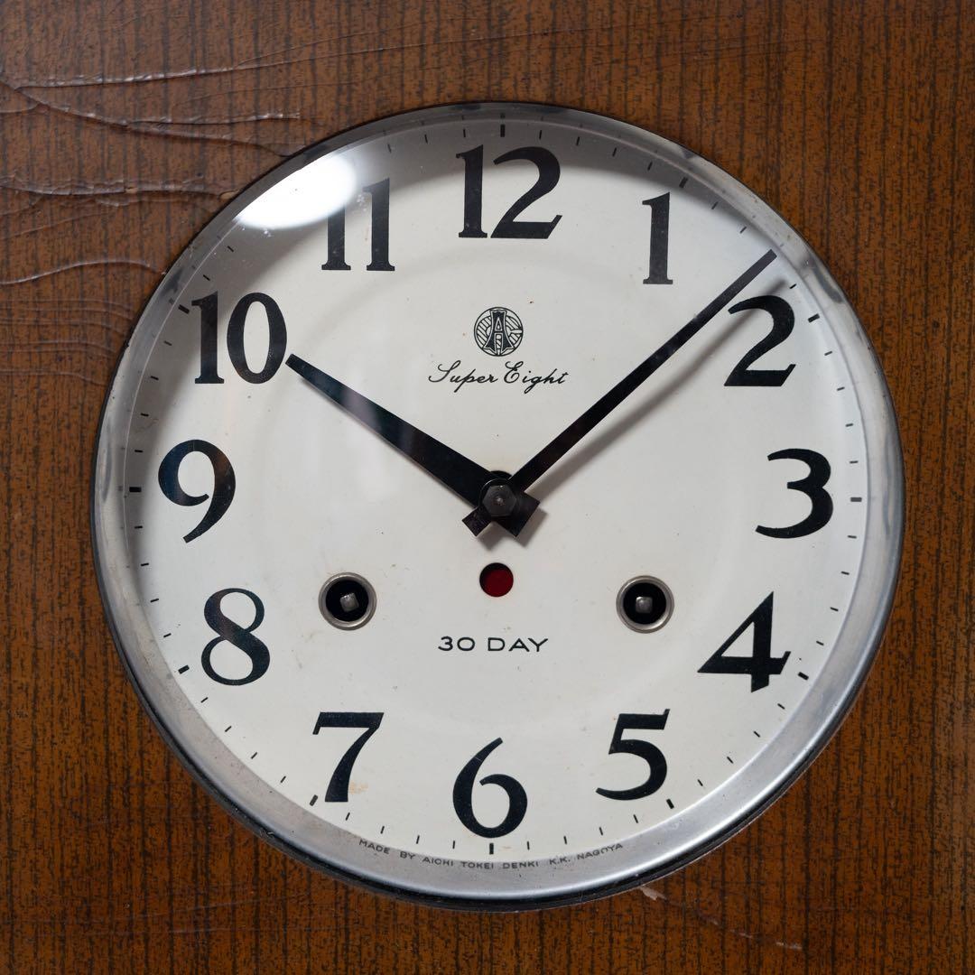 愛知時計　振り子時計　昭和レトロ　オーバーホール済　動作品