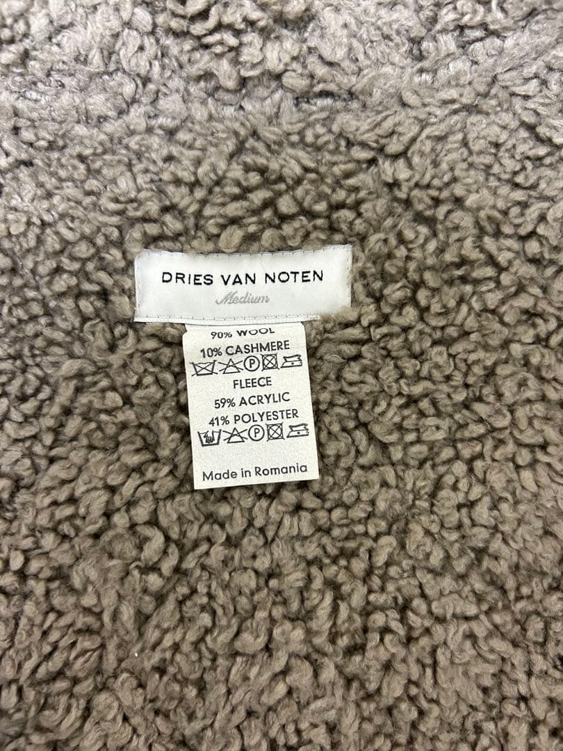 ク*ロ様 DRIES VAN NOTEN チェック柄フード付きアウター