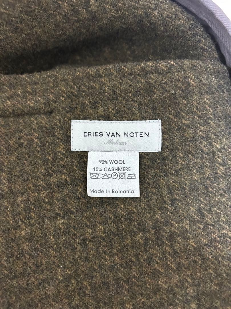 ク*ロ様 DRIES VAN NOTEN チェック柄フード付きアウター