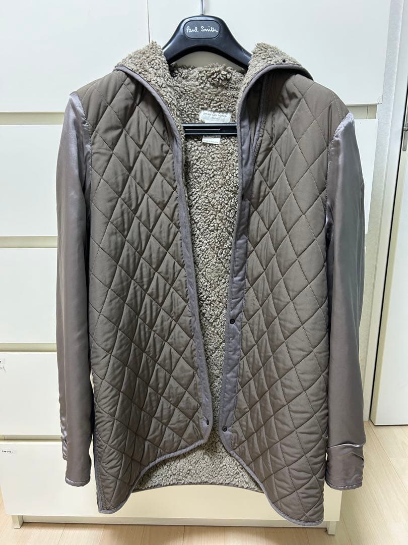 ク*ロ様 DRIES VAN NOTEN チェック柄フード付きアウター