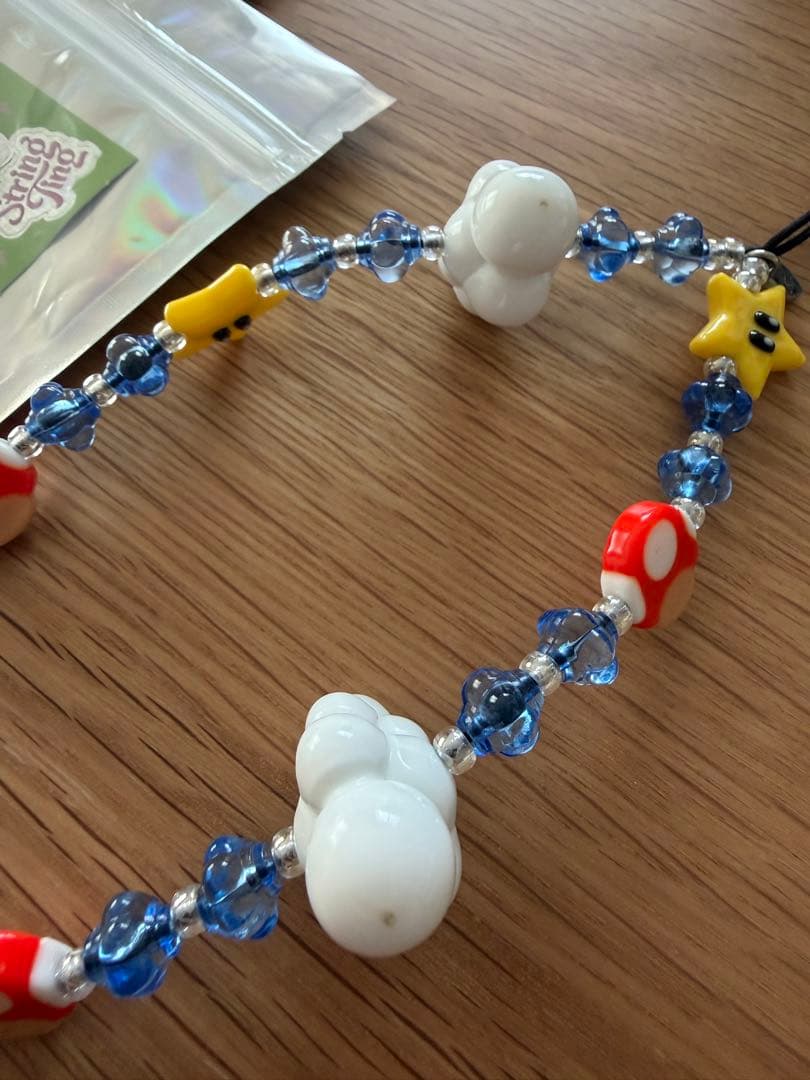 String Ting　スマホストラップ　マリオ