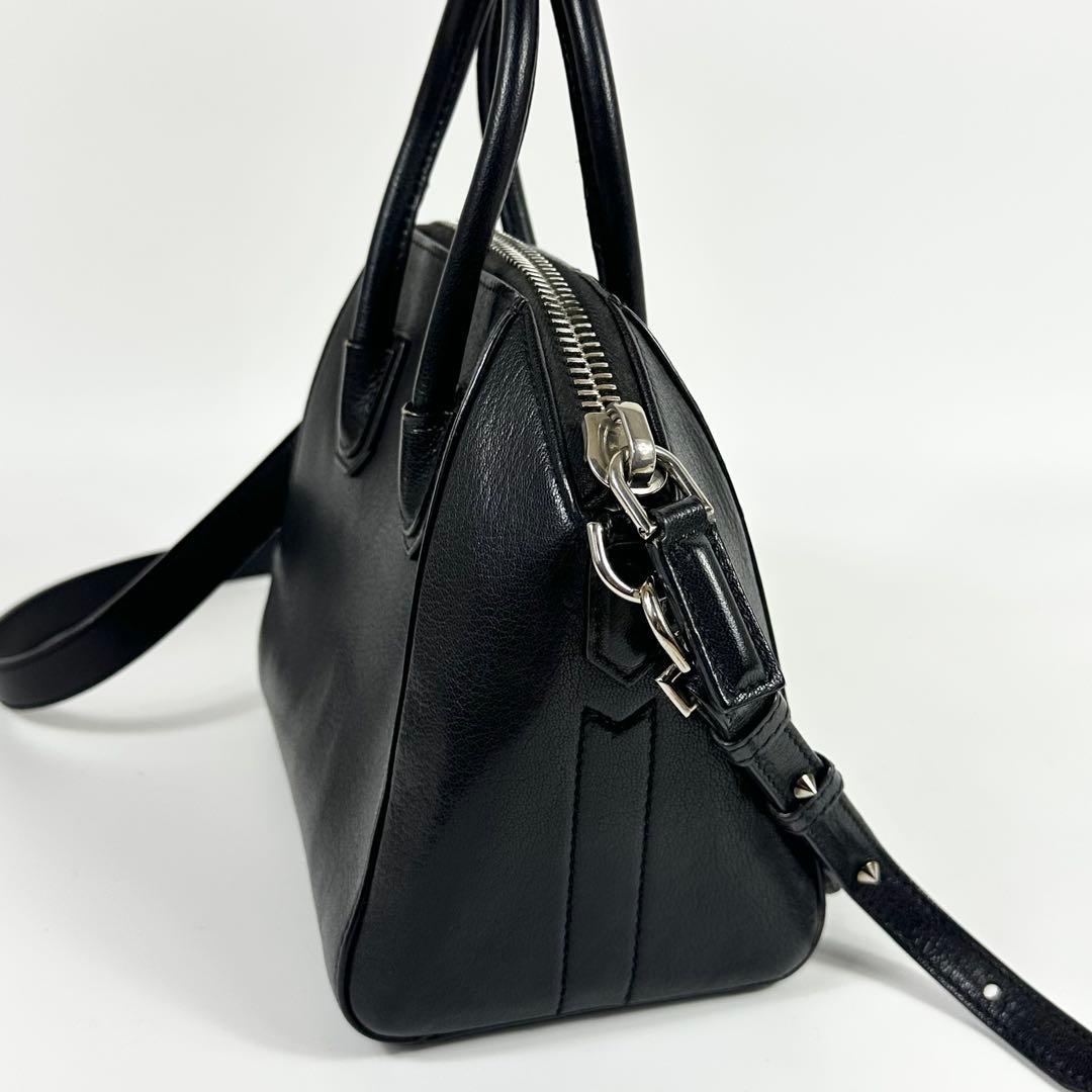 GIVENCHY アンティゴナ ミニ レザー 2WAY ショルダーバッグ 黒