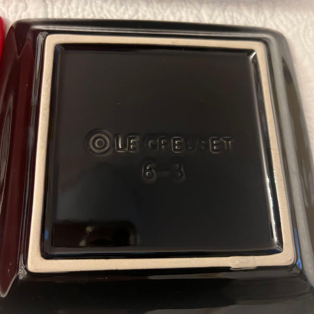 ⑱LE CREUSET スクエアプレート 16cm 6枚セット ルクルーゼ