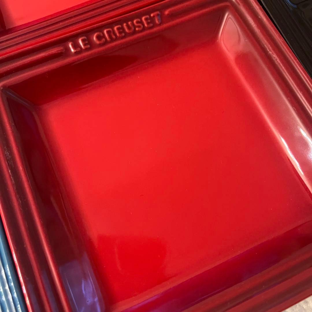 ⑱LE CREUSET スクエアプレート 16cm 6枚セット ルクルーゼ