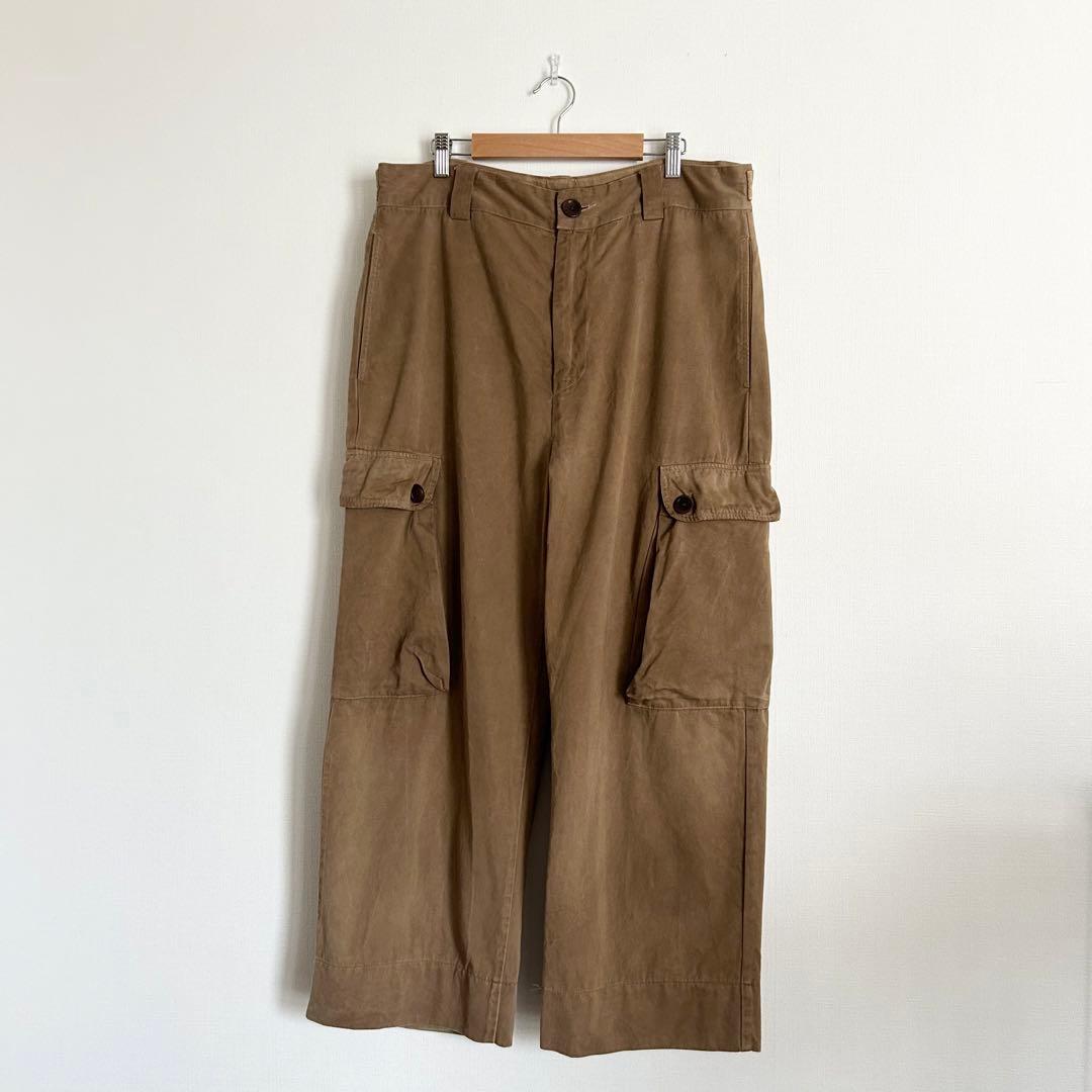 日本未発売 OLDERBROTHER カーゴパンツ ブラウン USA製 日本綿