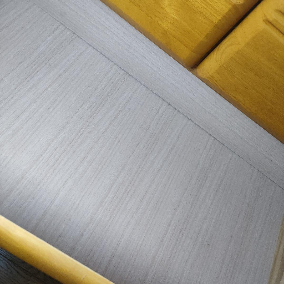 たのメル便　木製 チェスト　幅120cm　付き　スライドレール　お写真より明るめ