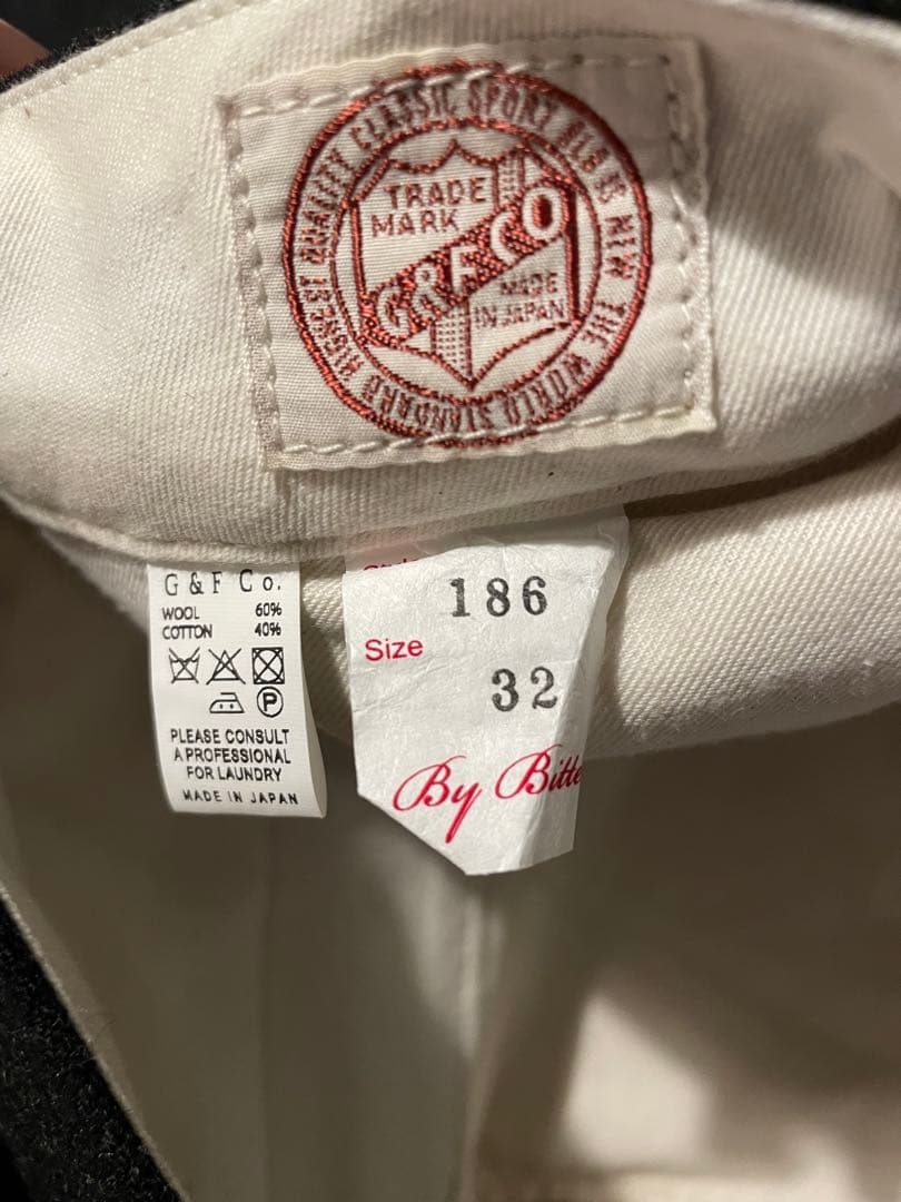 G&F Co. OFFICER TROUSERS ブラック