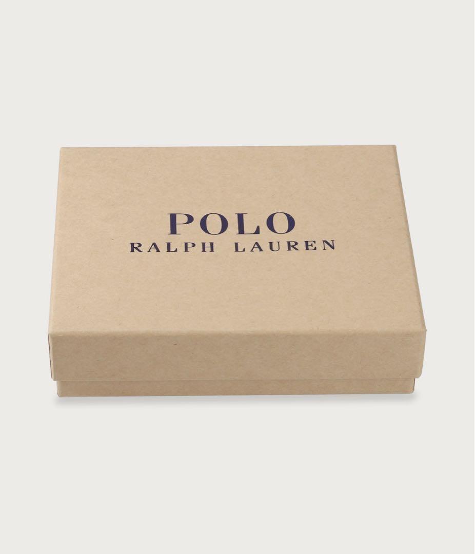 Polo Ralph Lauren ブラック 二つ折り財布　ショッパー付