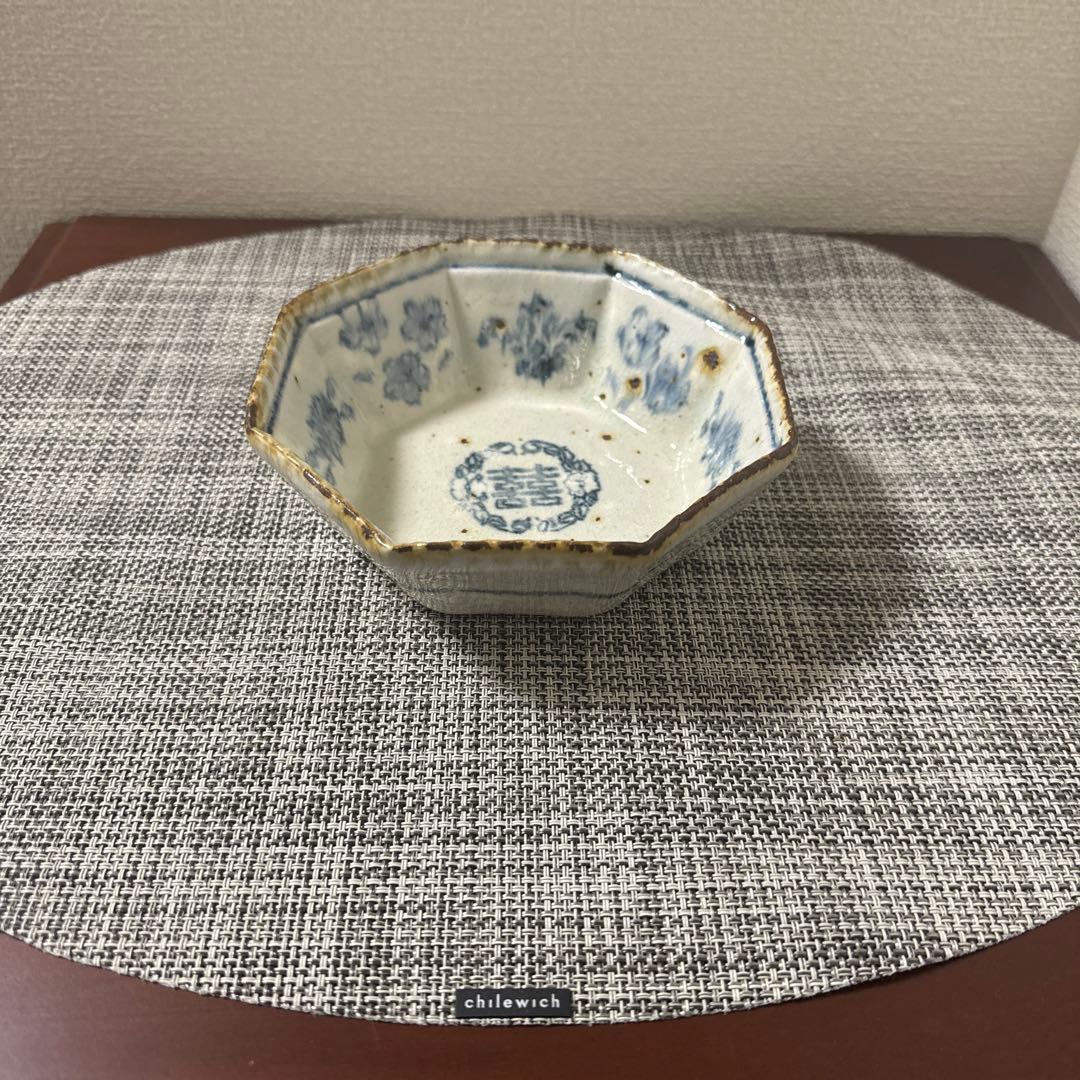 みほちゃん様【未使用】コウホ窯　市野吉記　八角鉢