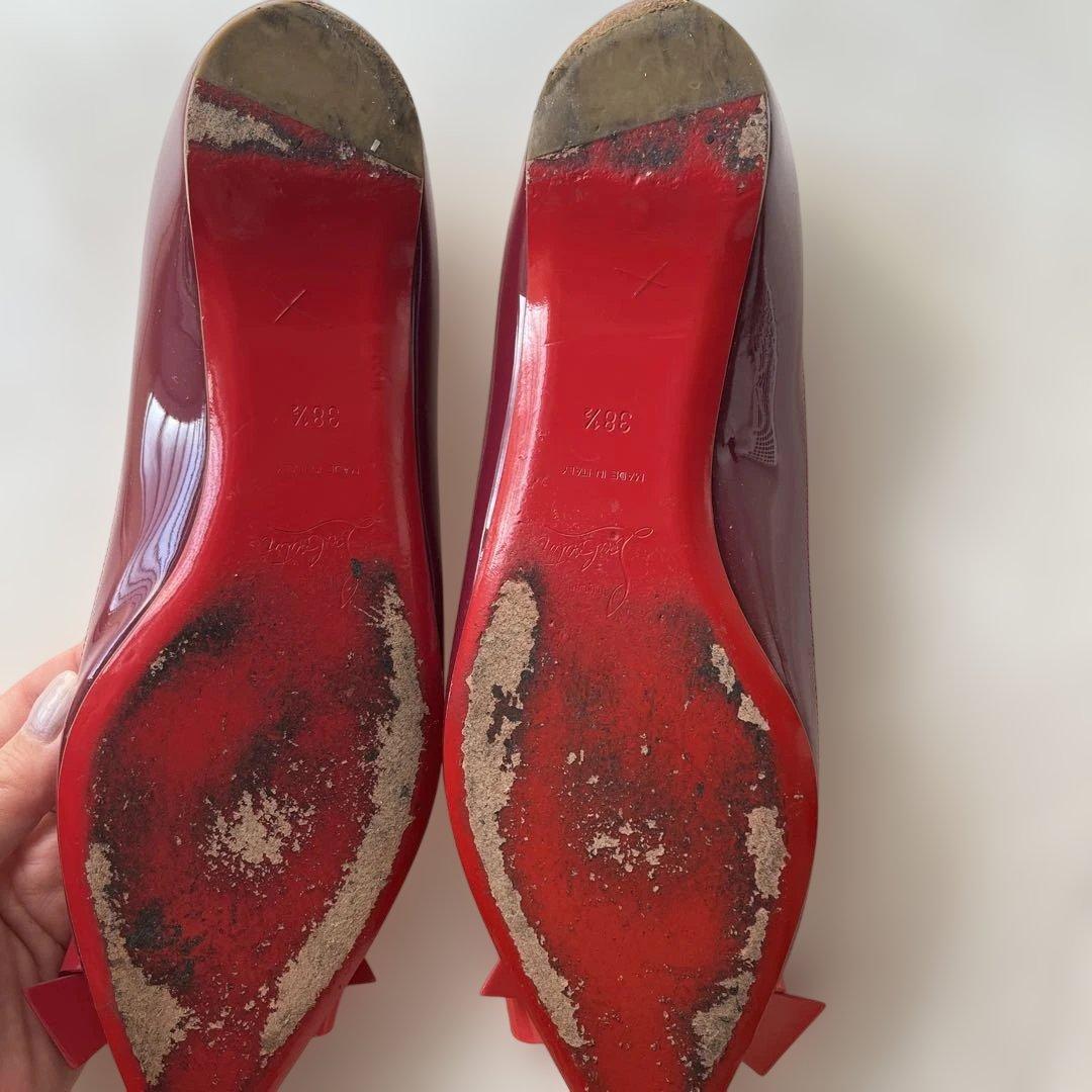 Christian Louboutin リボンパンプス