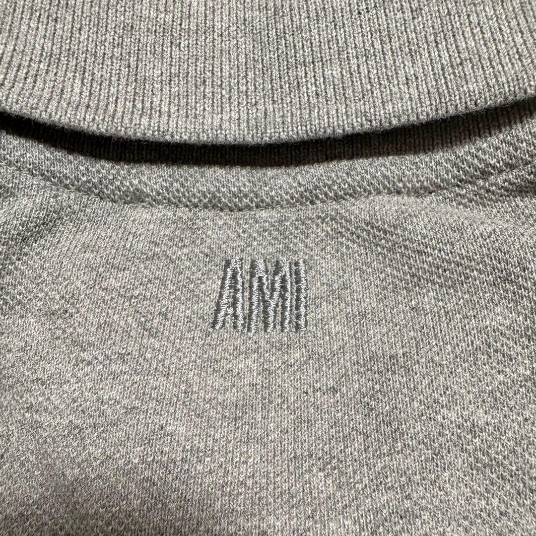 【美品】ami グレー ポロシャツ 半袖